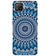PS1327-Blue Mandala Design Back Cover for Oppo F17