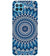 PS1327-Blue Mandala Design Back Cover for Oppo F17 Pro