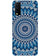 PS1327-Blue Mandala Design Back Cover for Vivo Y20