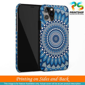 PS1327-Blue Mandala Design Back Cover for Samsung Galaxy A20-Image3