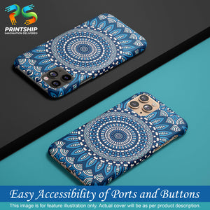 PS1327-Blue Mandala Design Back Cover for Samsung Galaxy A21s-Image5