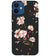 PS1328-Flower Pattern Back Cover for Apple iPhone 12 Mini