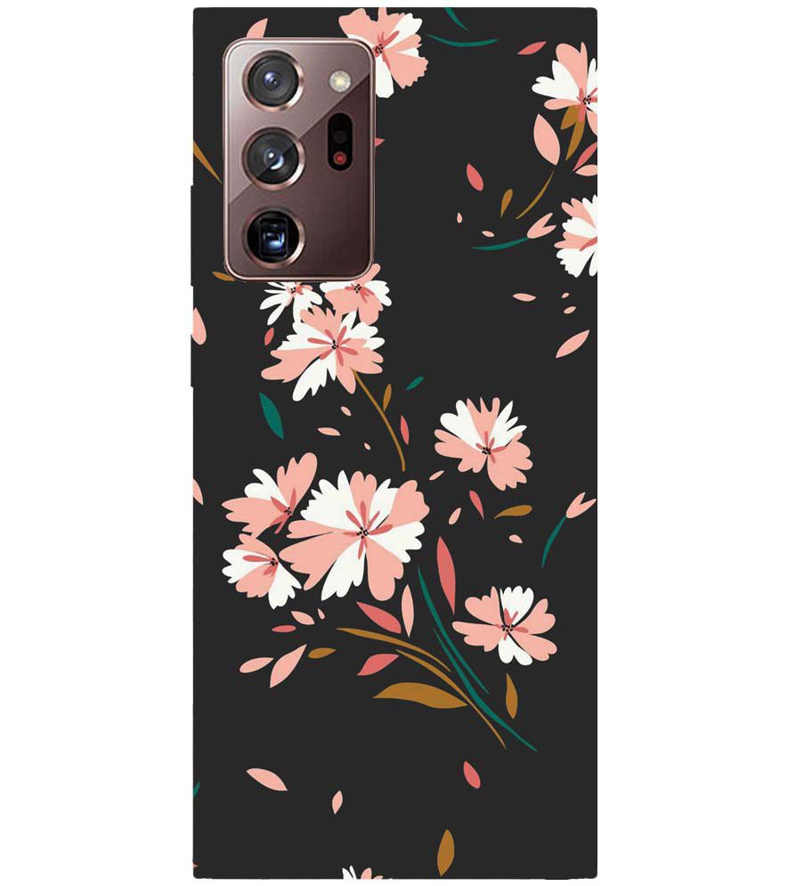 PS1328-Flower Pattern Back Cover for Samsung Galaxy Note20 Ultra