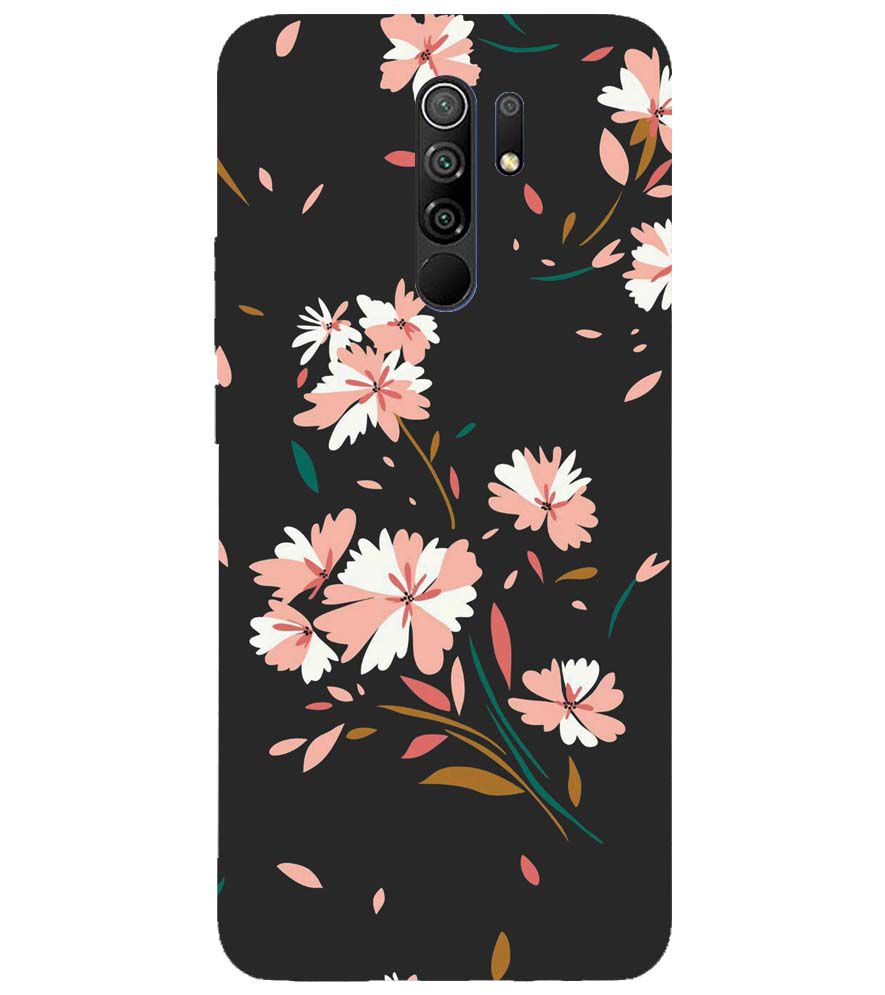 PS1328-Flower Pattern Back Cover for Xiaomi Poco M2