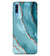 PS1329-Golden Green Marble Back Cover for Samsung Galaxy A70