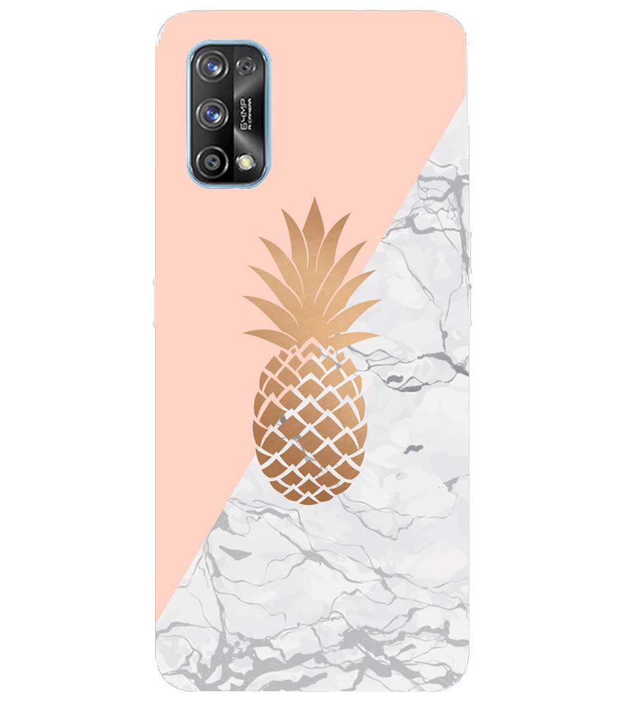 PS1330-Pineapple Marble Back Cover for Realme 7 Pro
