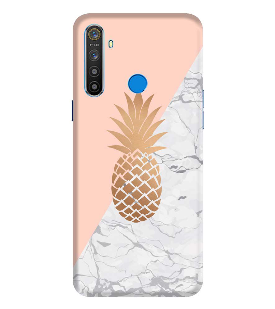 PS1330-Pineapple Marble Back Cover for Realme Narzo 10