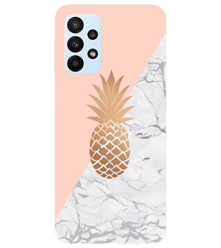 PS1330-Pineapple Marble Back Cover for Samsung Galaxy A23