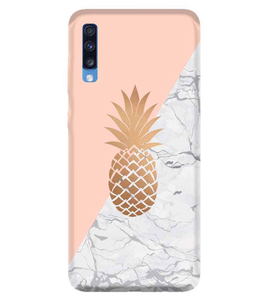 PS1330-Pineapple Marble Back Cover for Samsung Galaxy A70