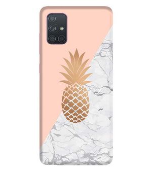 PS1330-Pineapple Marble Back Cover for Samsung Galaxy A71