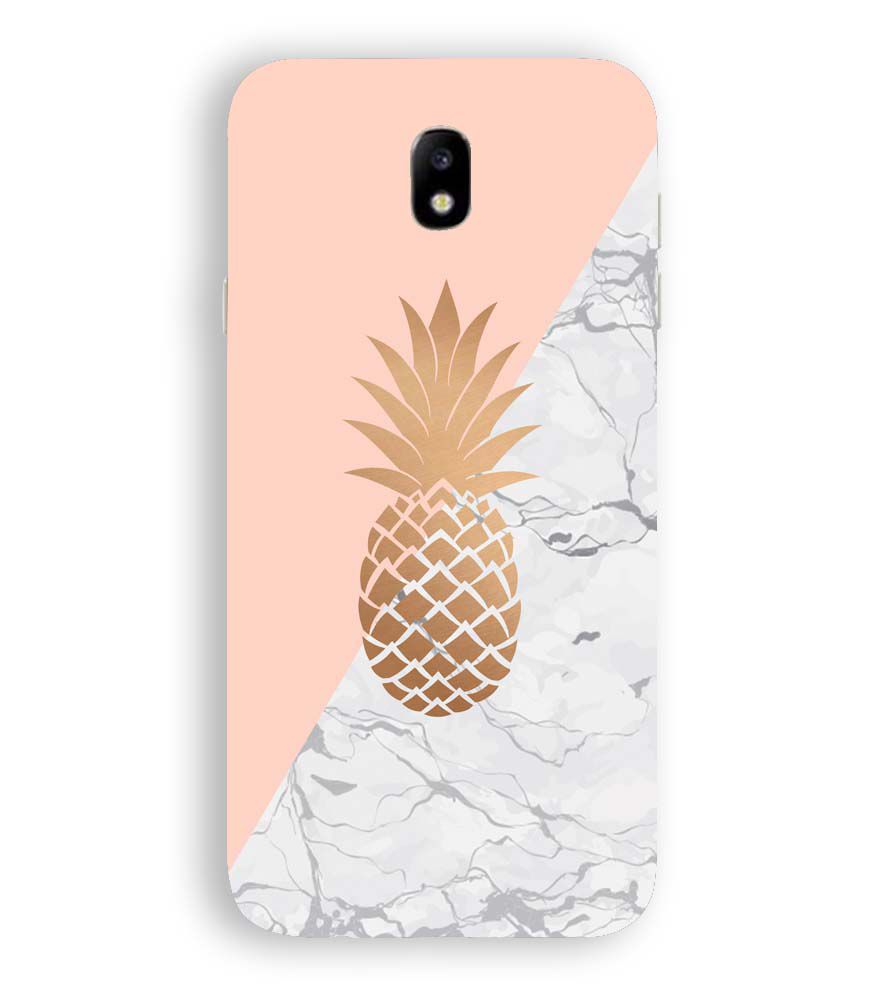 PS1330-Pineapple Marble Back Cover for Samsung Galaxy J7 Pro