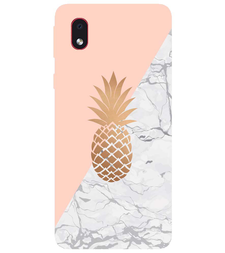 PS1330-Pineapple Marble Back Cover for Samsung Galaxy M01 Core