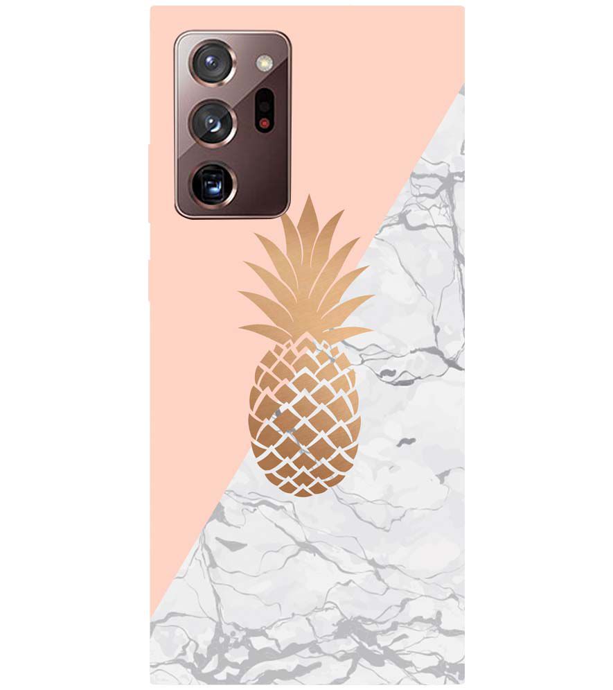 PS1330-Pineapple Marble Back Cover for Samsung Galaxy Note20 Ultra