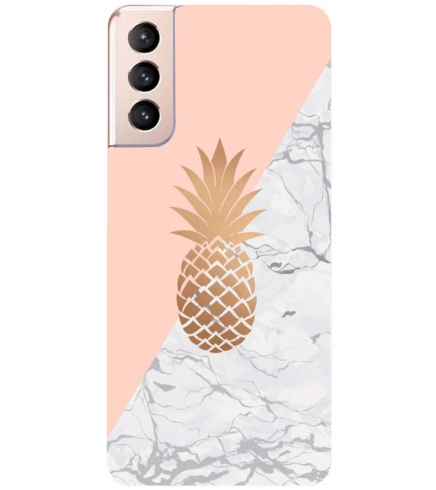 PS1330-Pineapple Marble Back Cover for Samsung Galaxy S21+ 5G