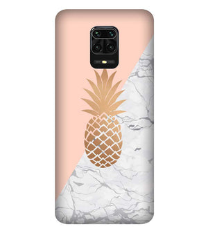 PS1330-Pineapple Marble Back Cover for Xiaomi Redmi Note 9 Pro Max