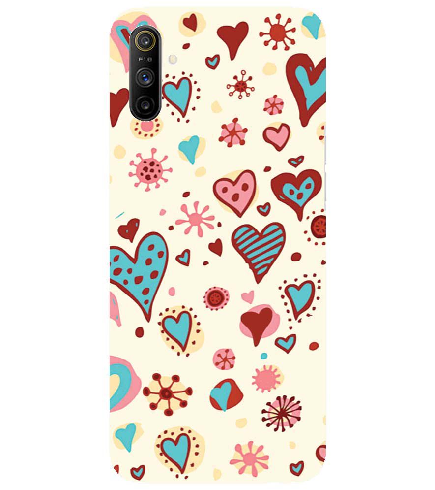 PS1332-Hearts All Around Back Cover for Realme Narzo 10A