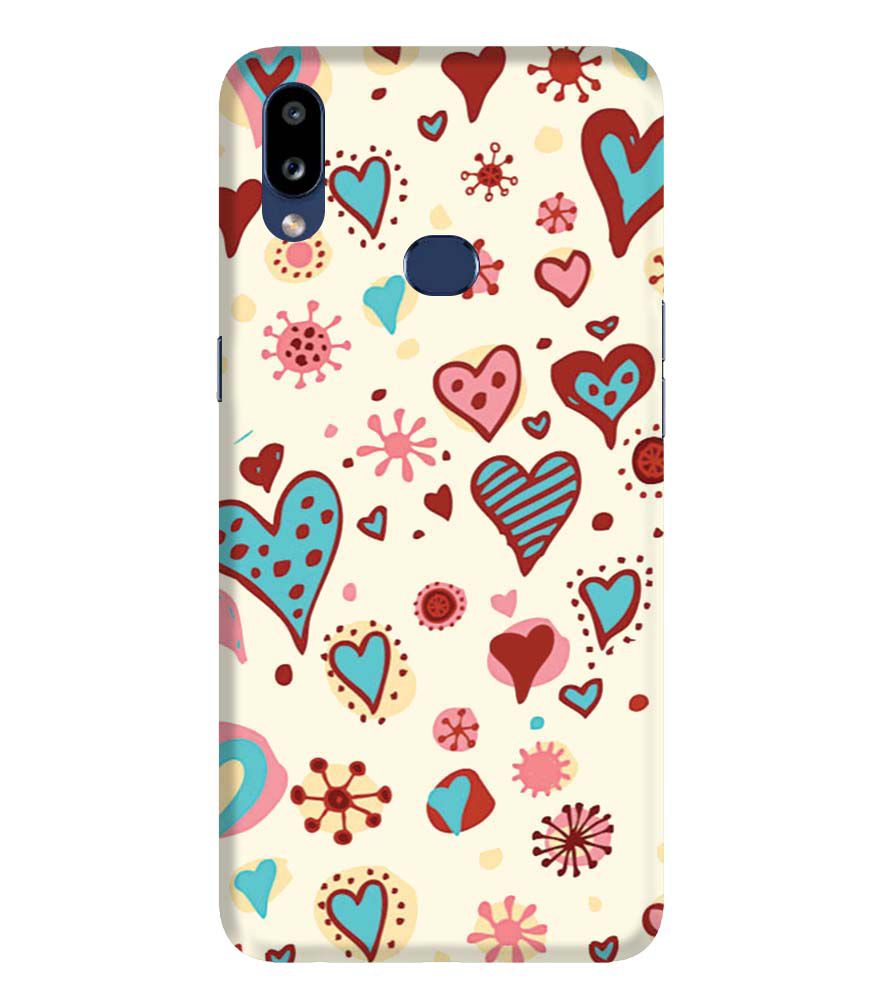 PS1332-Hearts All Around Back Cover for Samsung Galaxy A10s
