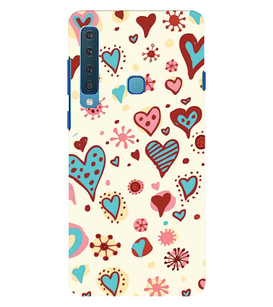 PS1332-Hearts All Around Back Cover for Samsung Galaxy A9 (2018)