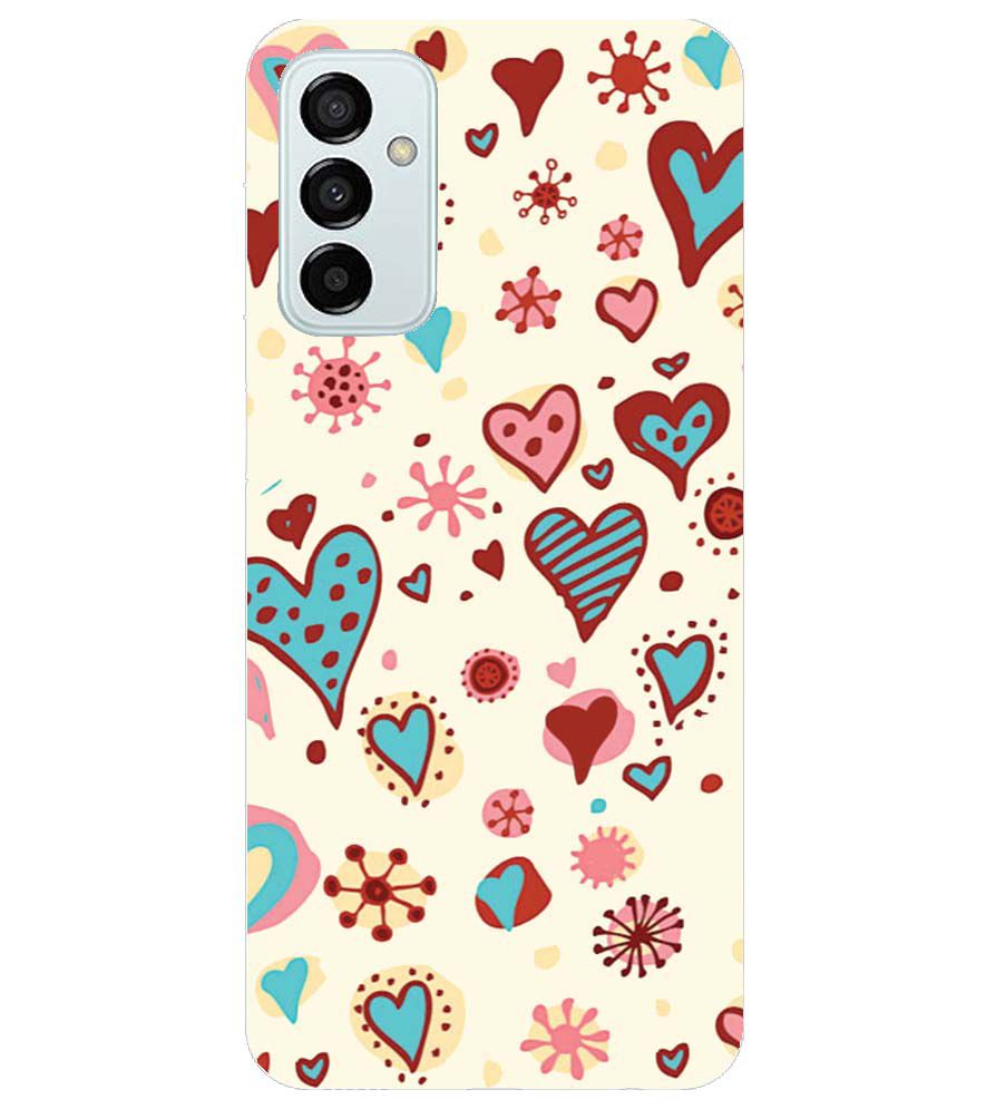 PS1332-Hearts All Around Back Cover for Samsung Galaxy F23