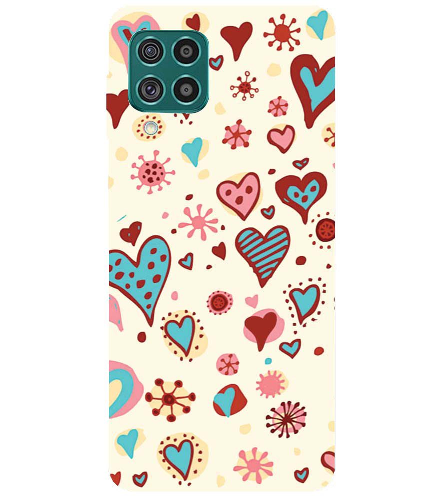 PS1332-Hearts All Around Back Cover for Samsung Galaxy F62