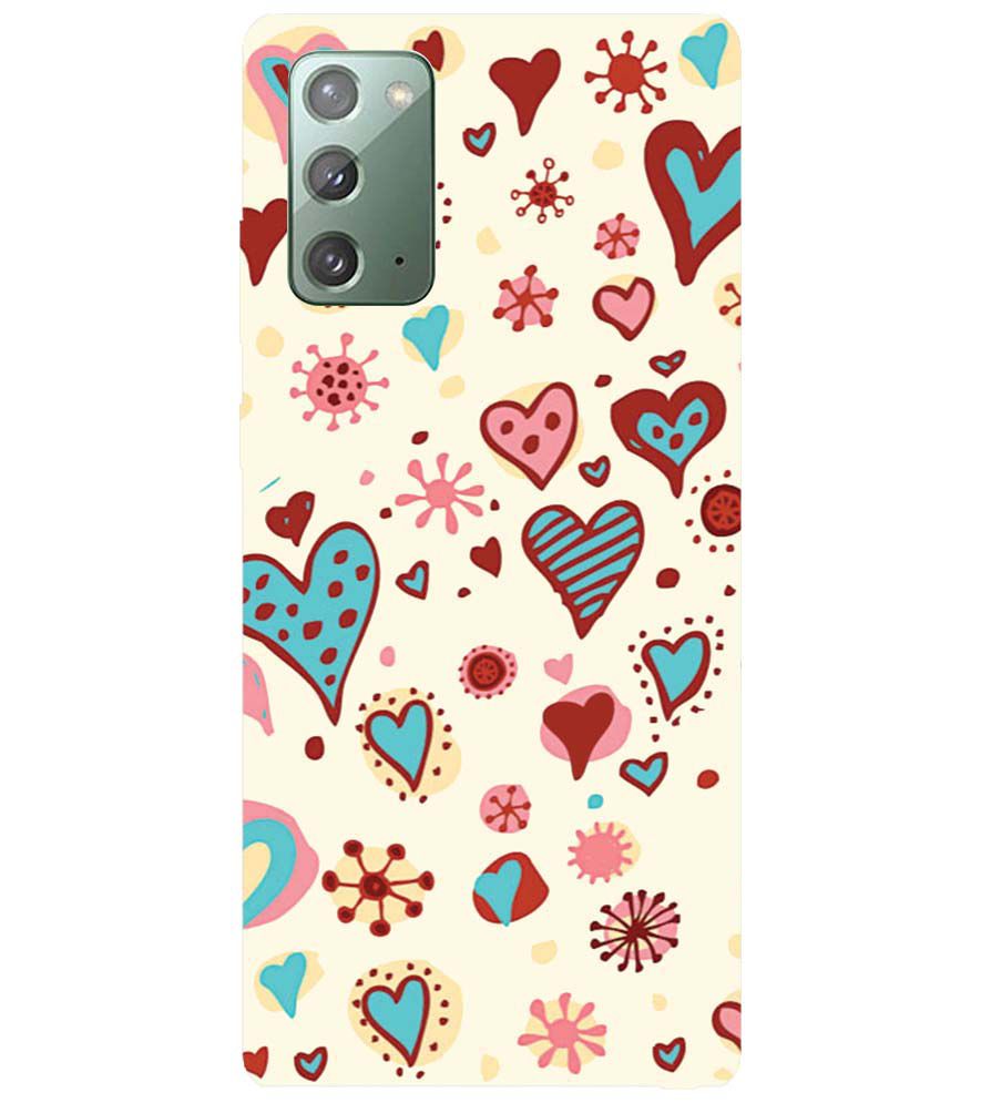 PS1332-Hearts All Around Back Cover for Samsung Galaxy Note20