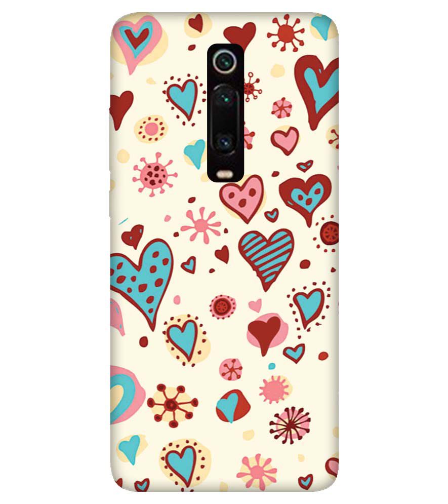 PS1332-Hearts All Around Back Cover for Xiaomi Redmi K20 Pro