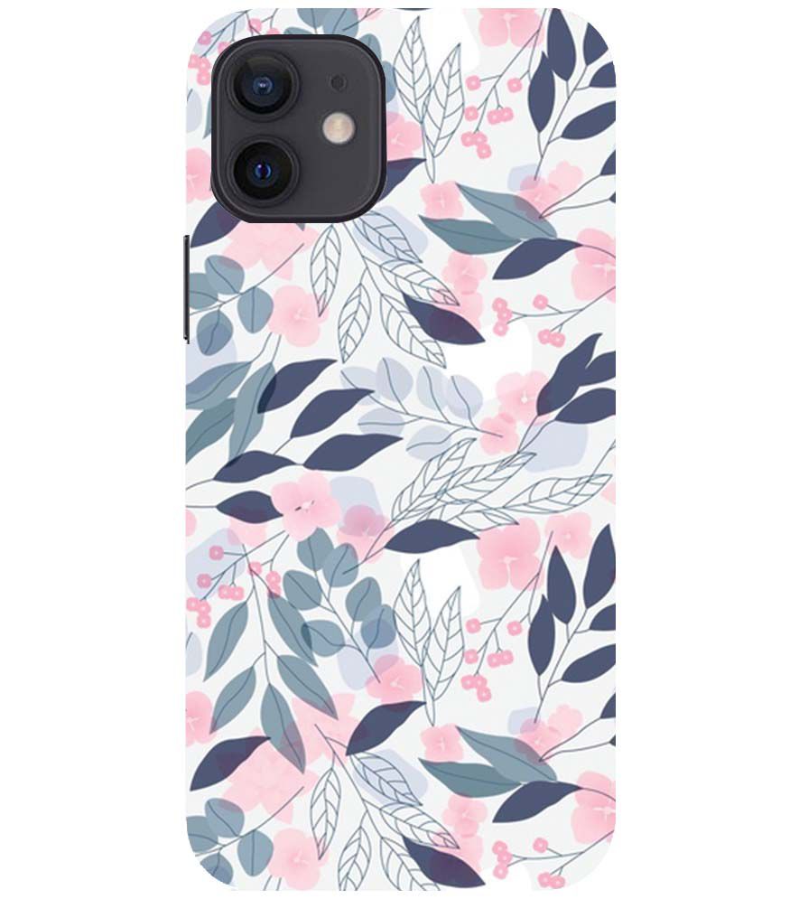 PS1333-Flowery Patterns Back Cover for Apple iPhone 12
