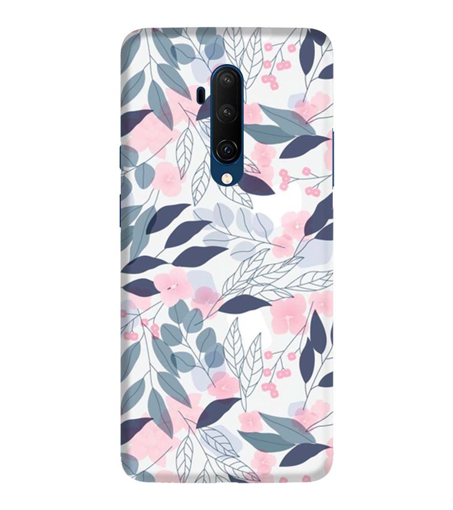 PS1333-Flowery Patterns Back Cover for OnePlus 7T Pro