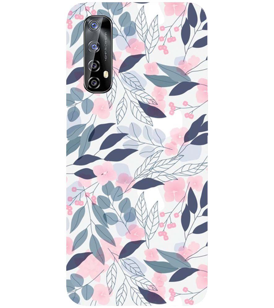 PS1333-Flowery Patterns Back Cover for Realme 7