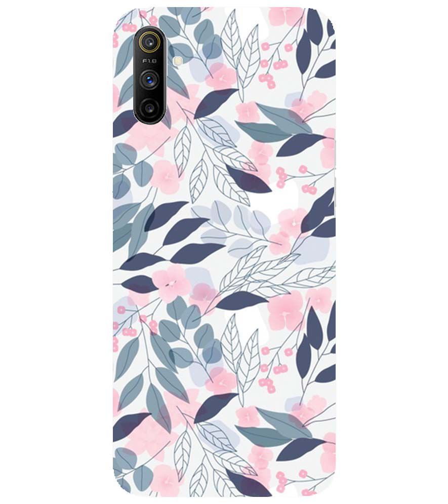 PS1333-Flowery Patterns Back Cover for Realme Narzo 10A