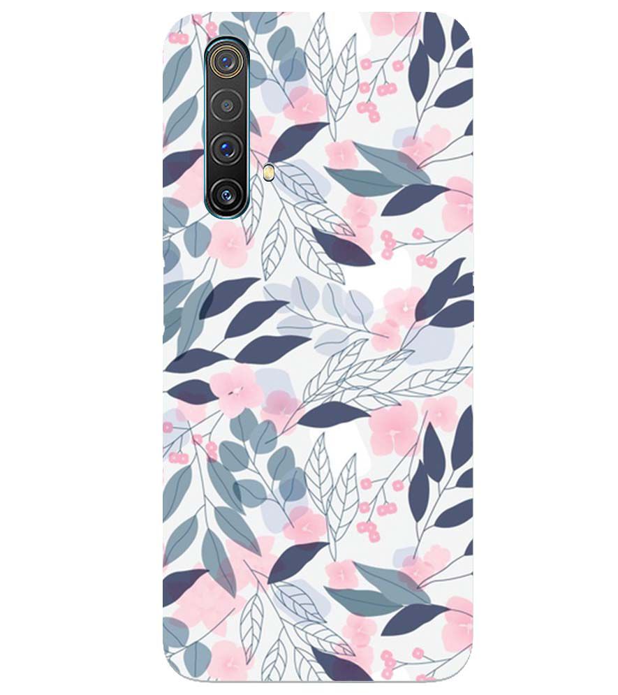 PS1333-Flowery Patterns Back Cover for Realme X3