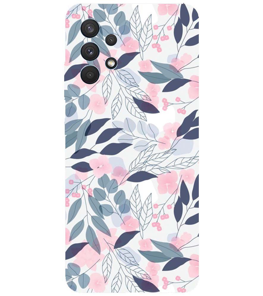 PS1333-Flowery Patterns Back Cover for Samsung Galaxy A32