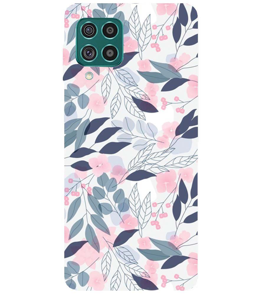 PS1333-Flowery Patterns Back Cover for Samsung Galaxy F62