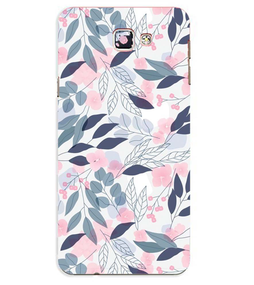 PS1333-Flowery Patterns Back Cover for Samsung Galaxy J5 Prime