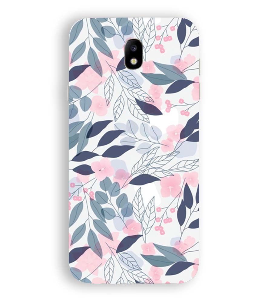PS1333-Flowery Patterns Back Cover for Samsung Galaxy J7 Pro