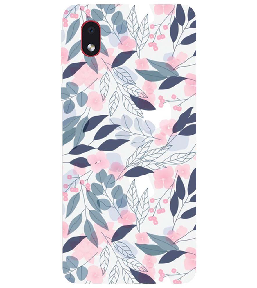 PS1333-Flowery Patterns Back Cover for Samsung Galaxy M01 Core