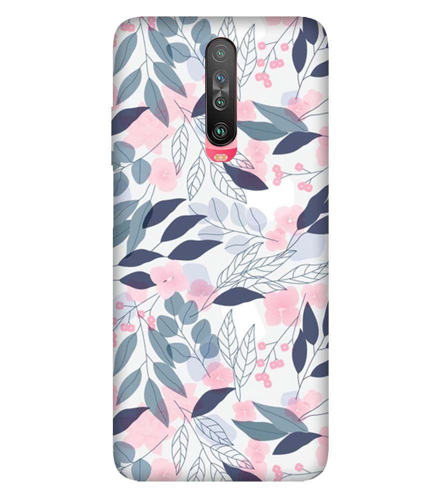 PS1333-Flowery Patterns Back Cover for Xiaomi Redmi K30