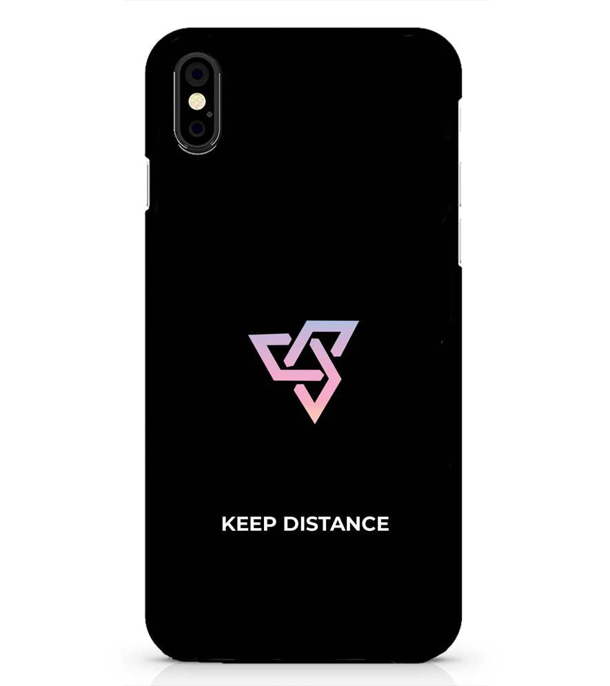 PS1334-Keep Distance Back Cover for Apple iPhone X