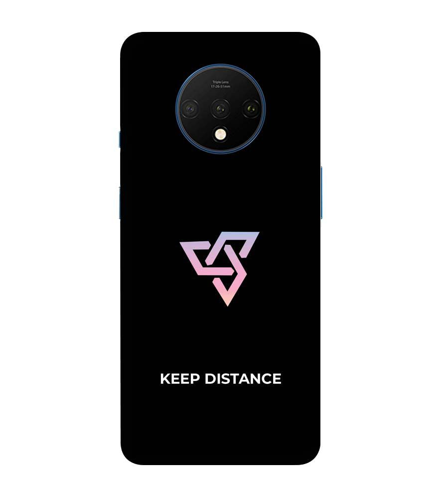 PS1334-Keep Distance Back Cover for OnePlus 7T