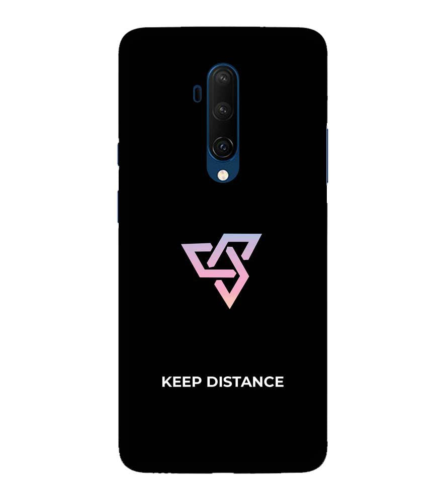 PS1334-Keep Distance Back Cover for OnePlus 7T Pro