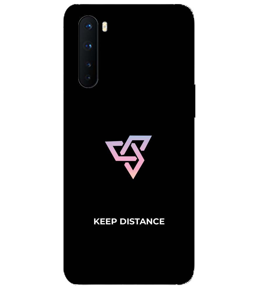 PS1334-Keep Distance Back Cover for OnePlus Nord