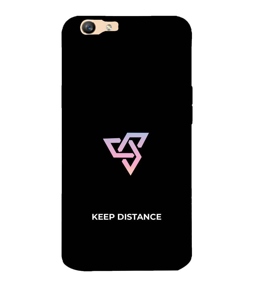 PS1334-Keep Distance Back Cover for Oppo A59