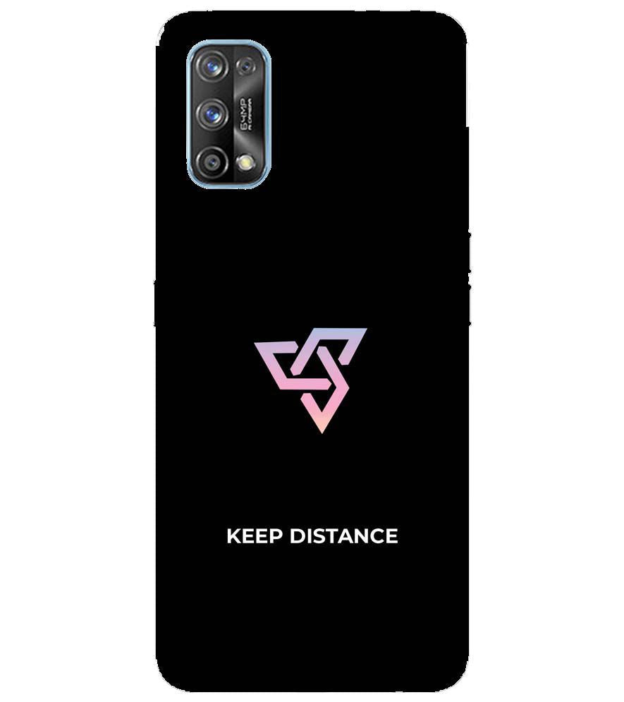 PS1334-Keep Distance Back Cover for Realme 7 Pro