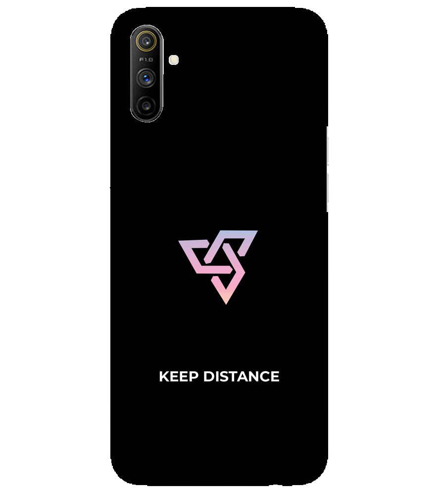 PS1334-Keep Distance Back Cover for Realme Narzo 10A