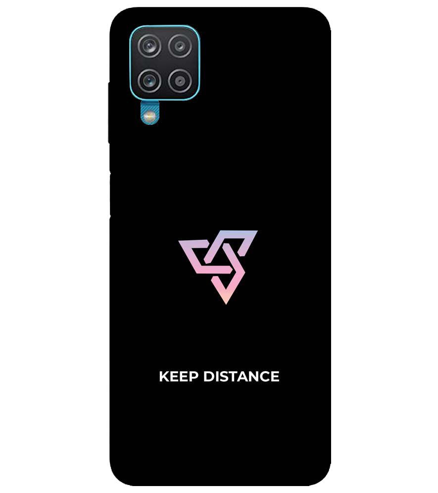 PS1334-Keep Distance Back Cover for Samsung Galaxy A12 (India)