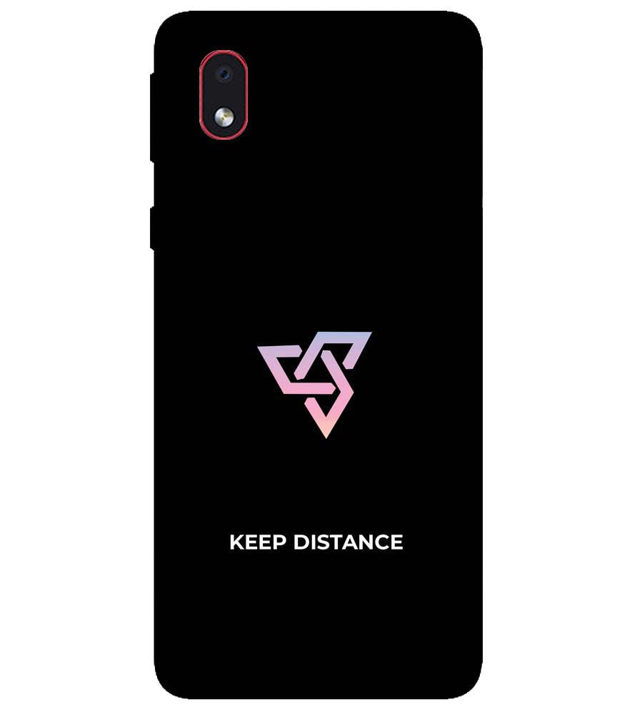 PS1334-Keep Distance Back Cover for Samsung Galaxy M01 Core
