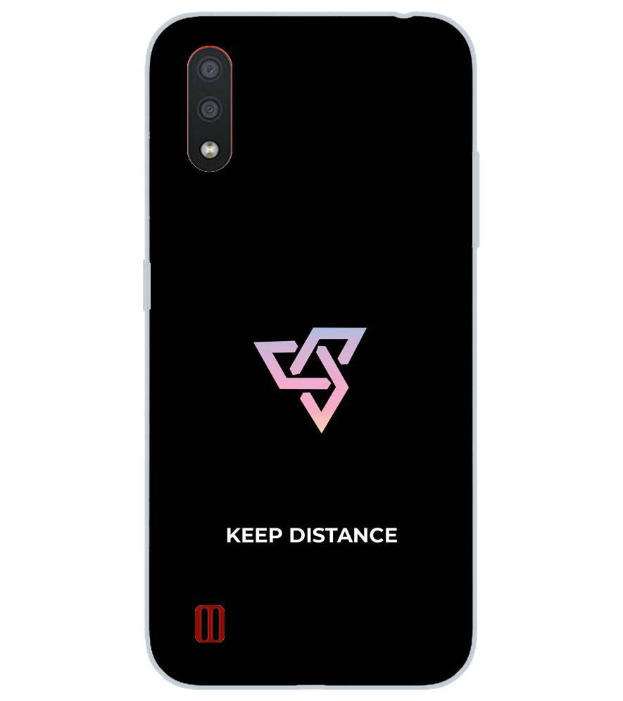 PS1334-Keep Distance Back Cover for Samsung Galaxy M01