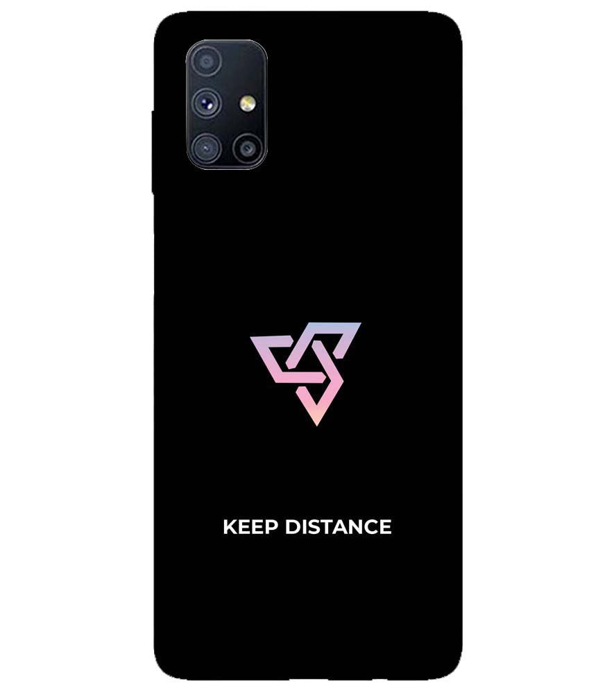 PS1334-Keep Distance Back Cover for Samsung Galaxy M51