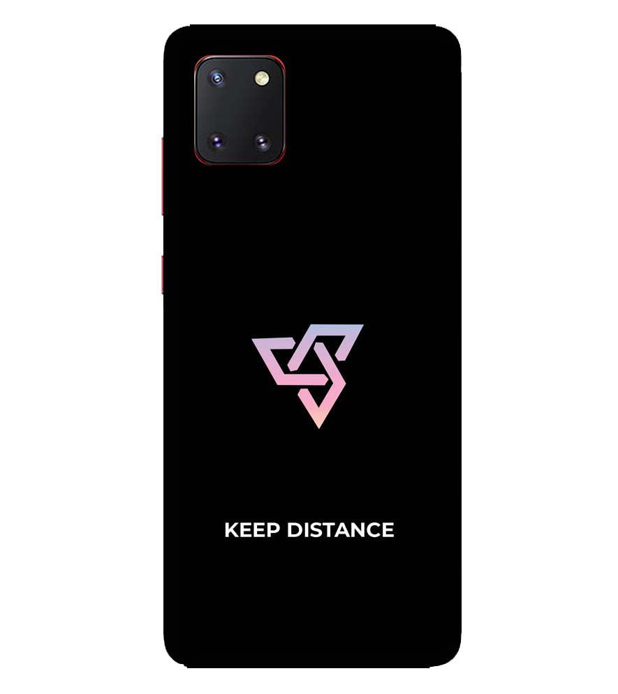 PS1334-Keep Distance Back Cover for Samsung Galaxy Note10 Lite