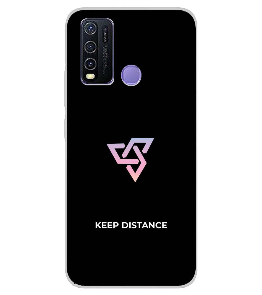 PS1334-Keep Distance Back Cover for Vivo Y50